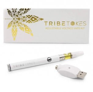 CBD Vape Pen Starter Kit White Wand Battery & Full Gram